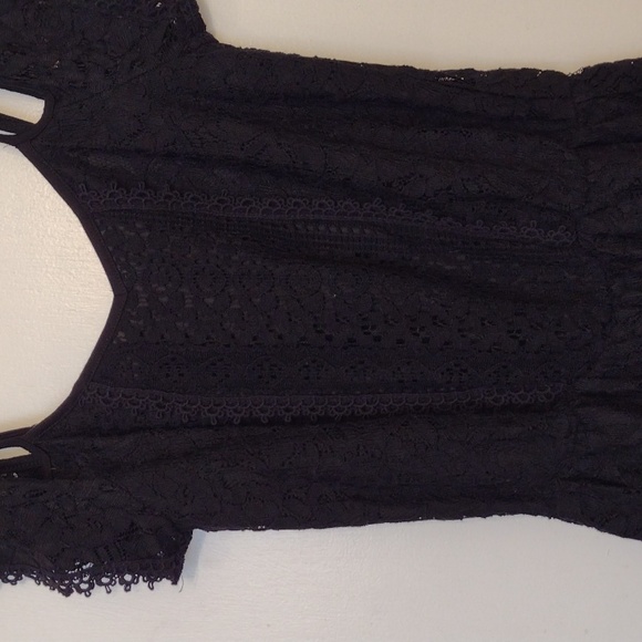 Xhilaration Black Lace Romper size XS - Picture 10 of 16
